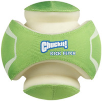 Chuckit KICK FETCH Max Glow in the Dark Kick Ball Dog Toys Large Rechargeable 3D