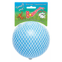 Jolly Pet Bounce-N-Play Ball Blue 4.5 inch  Berry Scented Rubber Dog Toy