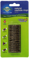 PetSafe Busy Buddy RAWHIDE GNAWHIDE RINGS Dog Toy Treat Refills Small
