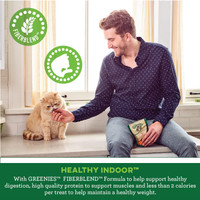 Feline Greenies Smartbites Healthy Indoor Chicken Flavor 2.1-Oz. Treats For Cats