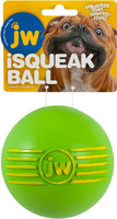 JW PET ISqueak Squeaker Dog Puppy Fetch Chew Toy LARGE BALL