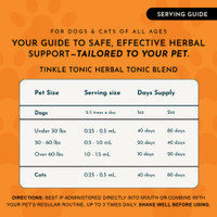 Animal Essentials Tinkle Tonic 1 oz Urinary Tract Formula for Dogs and Cats