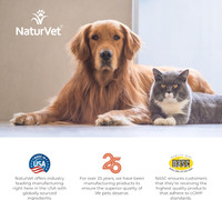 NaturVet DIGESTIVE ENZYMES PROBIOTICS Healthy Digestion for Dogs and Cats 4 oz