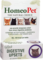 HomeoPet Feline Digestive Upsets 15 ml  Homeopathic Stomach Relief for Cats