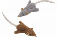 Ethical Pet Spot Skinneeez Mouse  Stuffing-Free Catnip Plush Toy for Cats