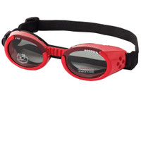 Doggles ILS Dog Goggles Sunglasses Red/Smoke Large