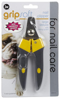 PetMate JW Pet GripSoft Deluxe Nail Clip with Cutting Guard for Dogs Large