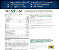 Vet's Best Multi-Vitamin Soft Chew Supplement for dogs 4.2 oz