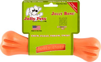 Jolly Pets Jolly Bone Durable Interactive Float Chew Dog Toy Orange XLarge