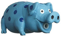 Multipet Pigs That Oink Stuffed Latex Interactive Toy for Dogs 9 inches