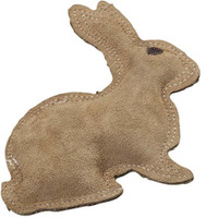 Ethical Spot Dura-Fused Leather and Jute Rabbit Small Durable Toy for Dogs