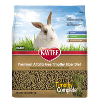 Kaytee Products Food Alfalfa Free Timothy Complete Rabbit Daily Diet Meal 4.5lbs