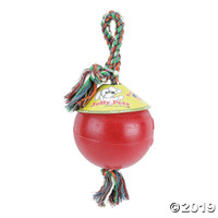 Jolly Pets Romp-n-Roll Ball for Dogs Red 4.5 inch