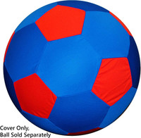 Horsemen's Pride Mega Equine Soccer Ball Blue COVER Durable Washable Toy 30 inch