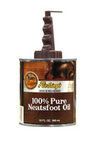 Fiebing's Pure Neatsfoot Oil 32 oz  Leather Softener  Comes with Applicator