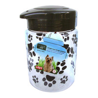 Lixit Medium Dog Treat Jar Container Locking Lid Air Tight Water Proof 64 oz