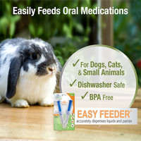 Four Paws Easy Feeder 2 count 0.5 oz each  Hand Syringes for Small Animals