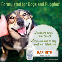 Four Paws Aloe Ear Mite Pyrethrin Treatment for Dogs 0.75 ounce