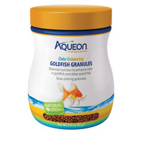 Aqueon Color Enhancing Goldfish Granules Food for Fish 3oz