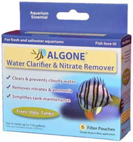 Algone Water Clarifier and Nitrate Remover for Aquariums  Treats 1200 Gallons