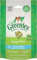 Greenies Feline Dental Treats Catnip Flavor Cleans and Freshens Breath 2.1 oz