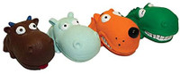 Multipet Mini Latex Animals 3.5" Dog Toy - Assorted Colors and Animals