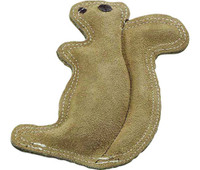 SPOT Ethical Pet Dura-Fused Leather, Small Durable Squirrel Dog Toy