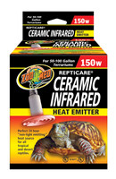 Zoo Med 150 Watt Ceramic Heat Emitter 24 Hour Heat For 50-100 Gallon Terrariums