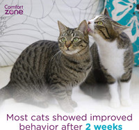 Comfort Zone Multi-Cat Diffuser Refill 2 Pack For Cats & Kittens Natural Calming