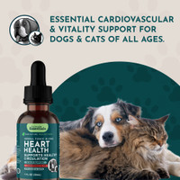 Animal Essentials Heart Health Herbal Formula For Dogs And Cats 2-Ounce