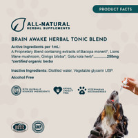 Animal Essentials Brain Awake Cognitive Support Formula For Dogs And Cats 1-Ounce