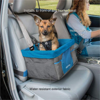Kurgo Heather Booster Seat Waterproof For Dogs Up To 30-Pounds