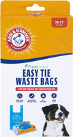 Arm & Hammer Fresh Scent Swivel Bin And Rake Heavy-Duty Waste Bags 75-Count