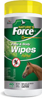 MannaPro Nature's Force Face & Body Wipes 40-Count