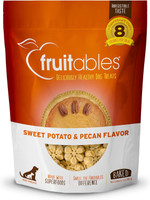 Fruitables Deliciously Healthy Dog Treats Sweet Potato & Pecan Flavor 7-Ounces