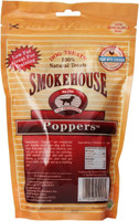 Smokehouse 100-Percent Natural Roasted Chicken Poppers Dog Treats 8-Ounce