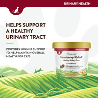 NaturVet Cranberry Relief Healthy Urinary Tract  60 Soft Chews for Cats