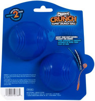 Chuckit Super Crunch Ball Crackles and Crunches Dog Toy For Medium Dogs 2-Pack