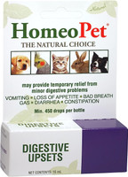 HomeoPet Digestive Upsets 15 ml  Homeopathic Stomach Relief for All Pets