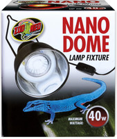 Zoo Med Nano Dome Lamp Fixture 40W Max for Small Terrariums