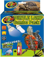Zoo Med Turtle Basking & UVB Lamp Combo Pack 50W + 13W