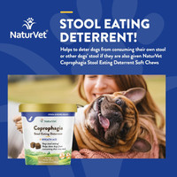 NaturVet COPROPHAGIA Plus Breath Aid Stool Deterrent Soft Chew Dogs 70 count