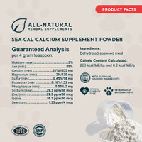 Animal Essentials Seaweed Calcium 340 gm Natural Supplement for Dogs and Cats