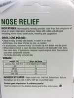 HomeoPet Nose Relief 15 ml  Homeopathic Remedy for Dogs Cats and Birds