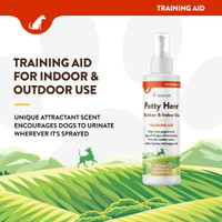 NaturVet POTTY HERE Training Aid Dog and Puppy Outdoor/Indoor Spray 8 oz