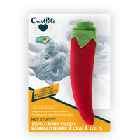 OurPets 100-Percent Catnip Filled Chili Pepper Cat Toy Hot Stuff Cosmic Cat