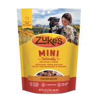 Zukes Mini Dog Treats Moist Roasted Chicken Recipe Dog Training Treats 6 oz