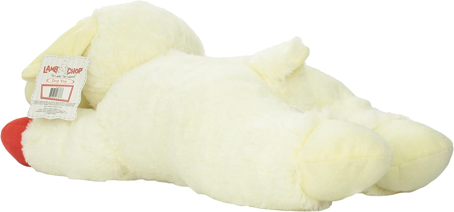 24 lamb chop dog toy