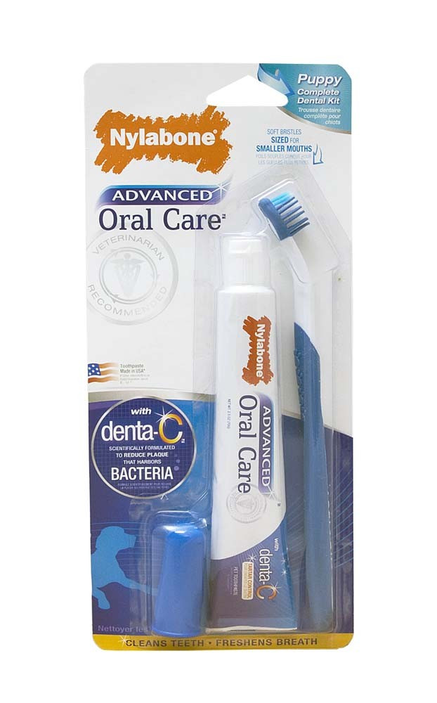 Nylabone Advanced Oral Care Complete Puppy Dental Kit LittleFamilyMembers