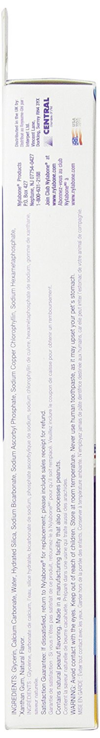 nylabone peanut butter toothpaste